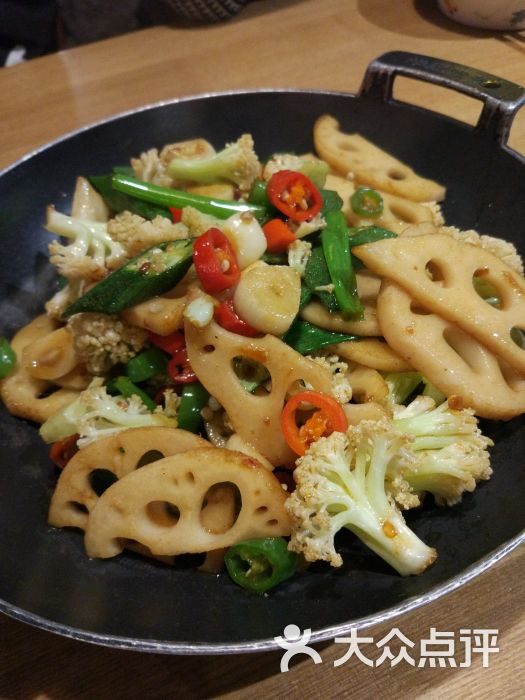 知岳印巷(世贸天阶店)干锅素三样图片 - 第2张