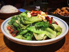 炝炒生菜-食欲老院子荆芥疙瘩汤(经五路店)