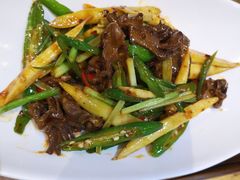 酸笋炒鸡杂-金穗园·砂锅粥.醉鸡煲火锅(长寿路店)