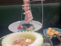 -得意咚瓜·顺德鱼生·冬瓜盅火锅