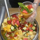 夏天来时代天街一定要冲这家火锅！鲜拌牛肉+冰镇水果捞