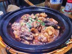 阿婆砂钵土鸡-九黎部落