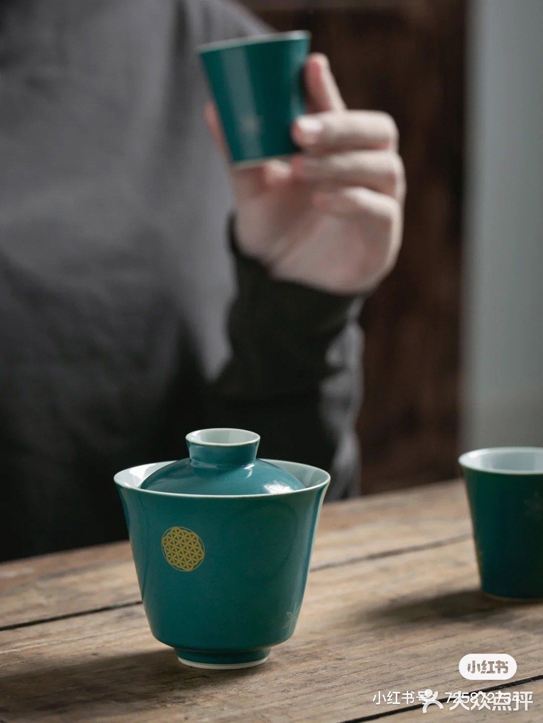 夜半，茶器，生命之花