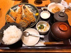 炸虾猪排套餐-和幸(伊勢丹京都店)