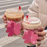 不愧是上海🌸樱花季咖啡好粉嫩！！