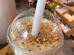 杏仁豆腐桂花茶-长春堂顺时而饮(前门店)