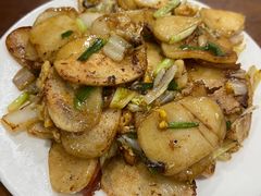 牛肉炒年糕-凡老头米线砂锅(古荡新村西粮站)
