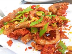 香辣酥开边虾-金阁家常菜(贵阳路店)