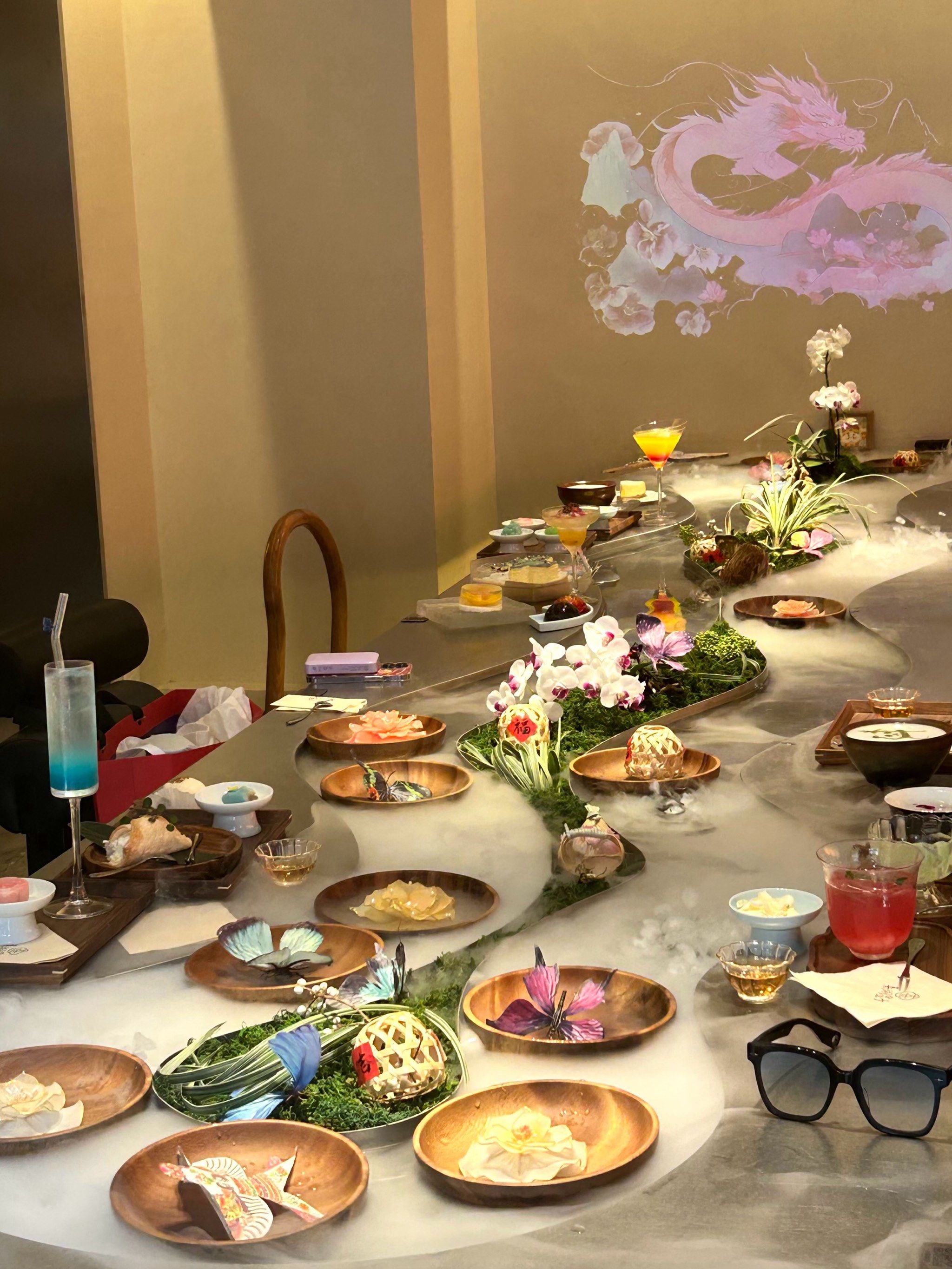 重庆重庆!梦华录同款曲水流觞下午茶🍵