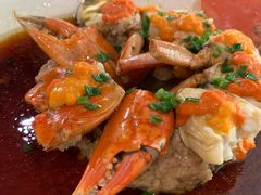 红膏蟹蒸肉饼-荷风细雨·中国茶宴(碧云店)