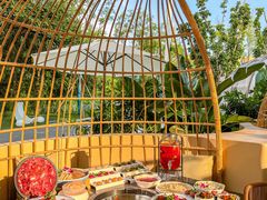 自助取餐区-悦见花开·花园里的火锅·露营·下午茶