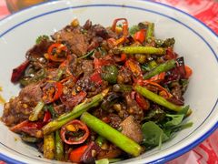 爆炒雪花吊龙牛肉-荆九爷爆炒桥头三嫩(浙大店)