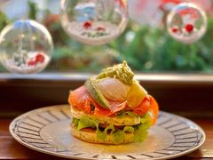 三文鱼水波蛋松饼-AFS Cafe & Canteen(闽江二路店)