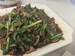 韭菜炒鸡杂-黑皮酸菜鱼(三山街店)