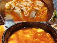 嫩豆腐汤-万兴佳烤肉·长白山老味道(宏泰广场店)