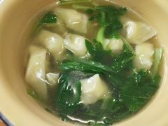 小青菜百叶丝汤馄饨-山北老老头馄饨