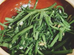 啫啫虾酱空心菜-熠盛粤味(永康路店)