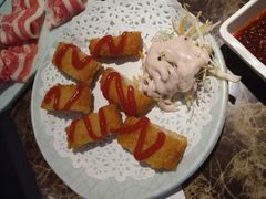 虾饼-猪啊牛呀羊啊铜盘烤肉(正大广场店)