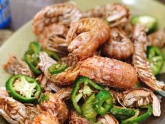 椒盐濑尿虾-贞姨美食·老字号海鲜大排档