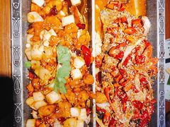 宫保鸡丁烤鱼（清江鱼/斤）-锦尚阁烤鱼(望京新荟城店)