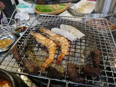 烤虾鱿鱼拼盘-釜山火炉·海鲜烤肉(紫藤路店)
