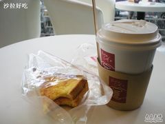 日式炭烧三明治+拿铁-罗莎蛋糕(钱江店)