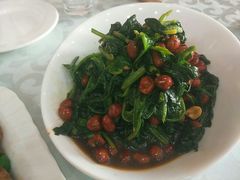 老醋菠菜花生-宝发园名菜馆