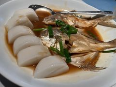 鲳鱼烧年糕-荣小馆(临海世纪花城店)