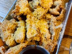 芝士去骨炸鸡-包装马车·韩国料理·포장마차