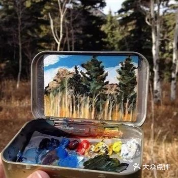 你见过在薄荷糖小铁盒子里的风景画吗  科罗拉多州的艺