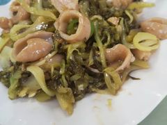 酸菜炒大肠-苏记农家菜馆