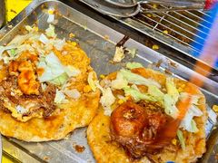 -小红车炸蛋葱油饼