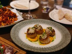 香煎带子配手指土豆泥-Bistro Les Lilas丁香花小酒馆