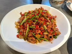 小炒黄牛肉-羊门客在·烤盐池滩羊·川菜