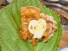 -明洞阿姨·韩式酱蟹烤肉·创意料理(三元桥店)