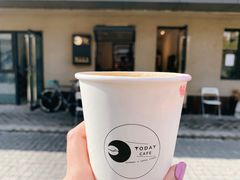 一个迷离的柑橘的酒香拿铁-Bamboo Today Cafe(国创园店)