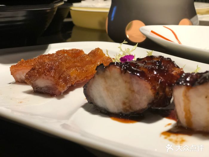 炳胜品味(珠江新城店)-脆皮叉烧拼秘制黑叉烧图片-广州美食-大众点评