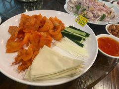 招牌手抓五花肉-竹林农庄