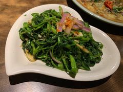 马拉盏炒通菜-大头虾越式风味餐厅(光明广场店)
