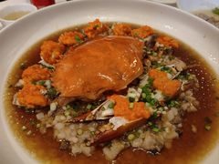 葱油蒸红膏蟹-玫瑰厅上海菜(兴国路店)