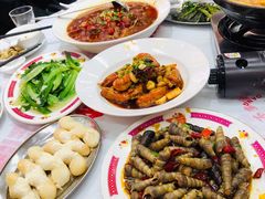 三葱汁爆罗氏虾-金多鱼大排档·烤鱼·烧烤·宵夜(江南水都店)
