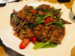 炒肝尖-山楂树融合菜餐厅