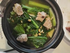 春菜排骨煲-壹只卤鹅·潮汕菜(莲塘店)