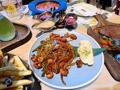 香辣小龙虾意面-初拾·花里餐厅(钜城华亿店)