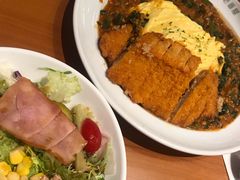 炸猪排肉酱咖喱蛋包饭-CoCo壱番屋(久光百货店)