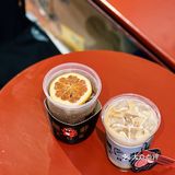 無非就是为了这口蜜桃拿铁～
