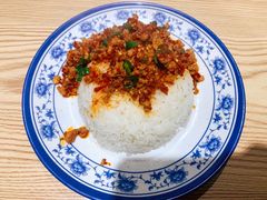 槽辣子炒肉盖浇饭-盛百鲜烧烤(会昌路店)