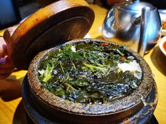 石锅山野菜饭-海兰江石锅饭(水上店)