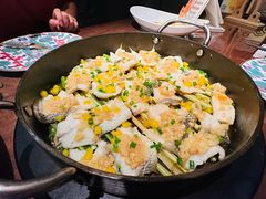 香茅草啫海鲈鱼-海派悦庭·海胆烧麦·新融合菜(凯德广场店)