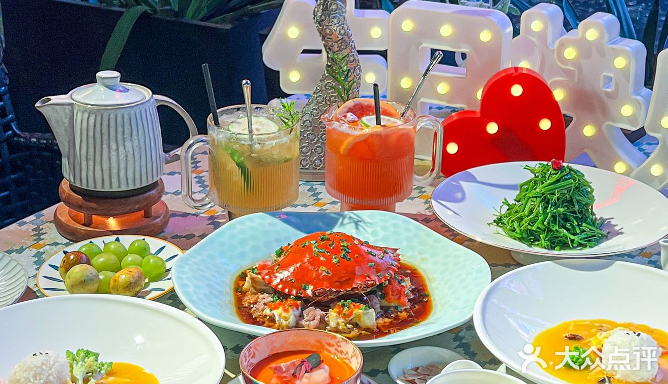 秋日夜幕下的浪漫，赏绚丽光影品三门🦀️蟹膏